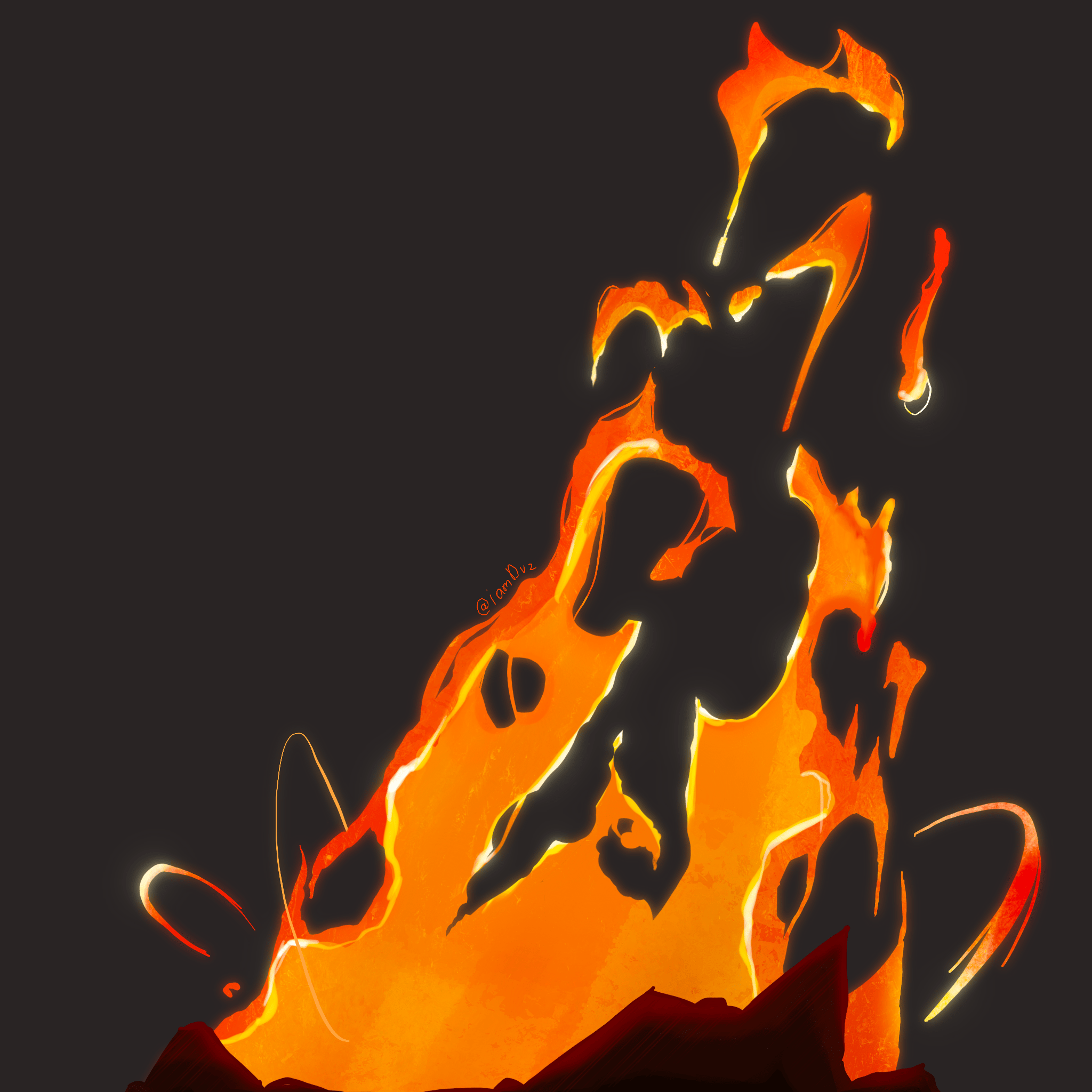 Lava Splash Sketch